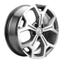 Легковой диск Khomen Wheels KHW1710 6,5x17 5x114,3 ET50 67,1 Gray-FP