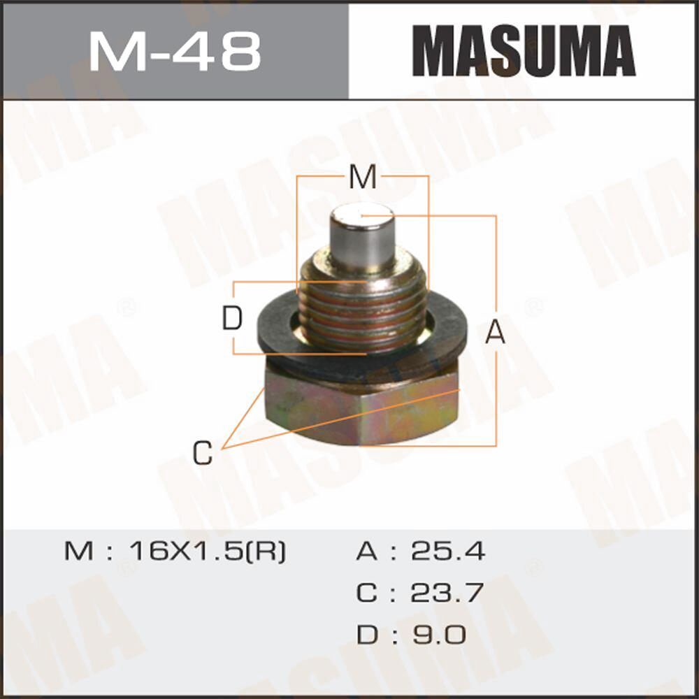 Masuma M48 болт маслосливной Daihatsu; Toyota